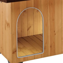Ferplast Caseta para perros Baita 80 marrón 102x70x65,5 cm 87015000