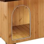 Ferplast Caseta para perros Baita 80 marrón 102x70x65,5 cm 87015000