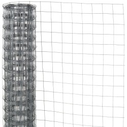 Nature Malla de alambre hexagonal acero galvanizado 0,5x2,5 m 13 mm
