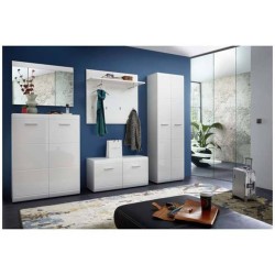 Germania Perchero de panel Adana blanco 3575-84