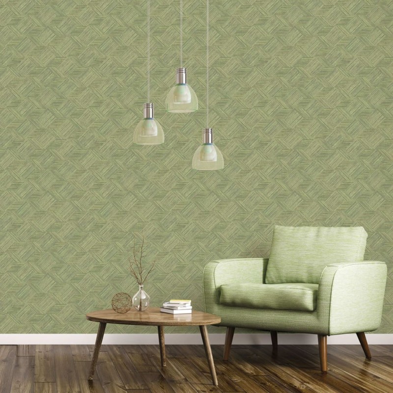 Noordwand Papel de pared Evergreen Wicker Natural verde Noordwand Papel de pared Evergreen Wicker Natural verde