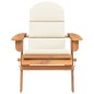 vidaXL Silla de jardín Adirondack con cojines madera maciza acacia vidaXL Silla de jardín Adirondack con cojines madera maciza acacia