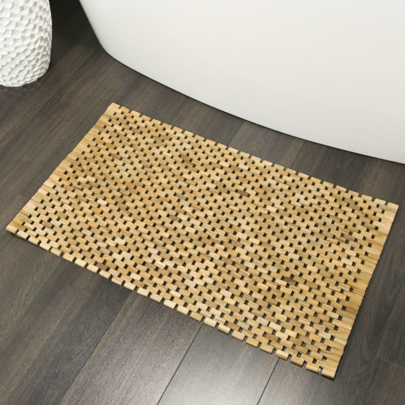 Sealskin Alfombra de baño Woodblock natural 52x90 cm Sealskin Alfombra de baño Woodblock natural 52x90 cm