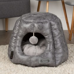 Scruffs & Tramps Cama para gatos Knightsbridge gris 48x38 cm 