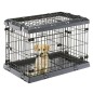 Ferplast Jaula para perros Superior 75 negro 77x51x55 cm Ferplast Jaula para perros Superior 75 negro 77x51x55 cm