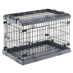 Ferplast Jaula para perros Superior 75 negro 77x51x55 cm