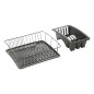 Metaltex Escurridor de platos Aquatex Plus Lava negro