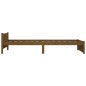 vidaXL Estructura de cama madera maciza marrón miel 100x200 cm vidaXL Estructura de cama madera maciza marrón miel 100x200 cm