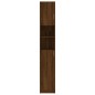 vidaXL Armario baño madera contrachapada roble marrón 32x25,5x190 cm vidaXL Armario baño madera contrachapada roble marrón 32x25,5x190 cm