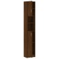 vidaXL Armario baño madera contrachapada roble marrón 32x25,5x190 cm vidaXL Armario baño madera contrachapada roble marrón 32x25,5x190 cm