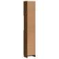 vidaXL Armario baño madera contrachapada roble marrón 32x25,5x190 cm vidaXL Armario baño madera contrachapada roble marrón 32x25,5x190 cm