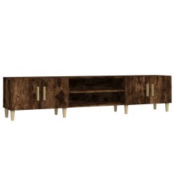 vidaXL Mueble para TV madera contrachapada roble ahumado 180x31,5x40cm