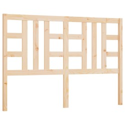 vidaXL Cabecero de cama madera maciza de pino 156x4x100 cm