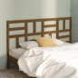 vidaXL Cabecero de cama madera maciza de pino marrón miel 206x4x104 cm vidaXL Cabecero de cama madera maciza de pino marrón miel 206x4x104 cm