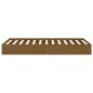 vidaXL Estructura de cama madera maciza marrón miel 90x200 cm