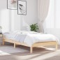 vidaXL Estructura de cama madera maciza de pino blanca 100x200 cm vidaXL Estructura de cama madera maciza de pino blanca 100x200 cm