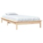 vidaXL Estructura de cama madera maciza de pino blanca 100x200 cm vidaXL Estructura de cama madera maciza de pino blanca 100x200 cm