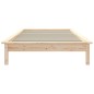 vidaXL Estructura de cama madera maciza de pino blanca 100x200 cm vidaXL Estructura de cama madera maciza de pino blanca 100x200 cm