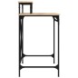 vidaXL Escritorio de hierro y madera contrachapada Sonoma 80x50x90 cm vidaXL Escritorio de hierro y madera contrachapada Sonoma 80x50x90 cm