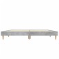 vidaXL Estructura de cama madera contrachapada gris hormigón 140x190cm