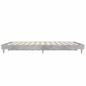 vidaXL Estructura de cama madera contrachapada gris hormigón 140x190cm