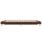vidaXL Estructura de cama madera contrachapada marrón roble 135x190 cm vidaXL Estructura de cama madera contrachapada marrón roble 135x190 cm