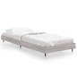 vidaXL Estructura de cama madera contrachapada gris Sonoma 75x190 cm vidaXL Estructura de cama madera contrachapada gris Sonoma 75x190 cm