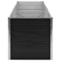 vidaXL Arriate de acero galvanizado gris antracita 240x80x77 cm vidaXL Arriate de acero galvanizado gris antracita 240x80x77 cm