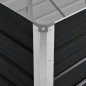 vidaXL Arriate de acero galvanizado gris antracita 240x80x77 cm vidaXL Arriate de acero galvanizado gris antracita 240x80x77 cm