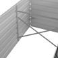 vidaXL Arriate de acero galvanizado gris antracita 240x80x77 cm vidaXL Arriate de acero galvanizado gris antracita 240x80x77 cm