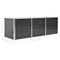 vidaXL Arriate de acero galvanizado gris antracita 240x80x77 cm vidaXL Arriate de acero galvanizado gris antracita 240x80x77 cm