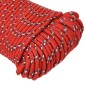 vidaXL Cuerda de barco polipropileno rojo 5 mm 500 m vidaXL Cuerda de barco polipropileno rojo 5 mm 500 m