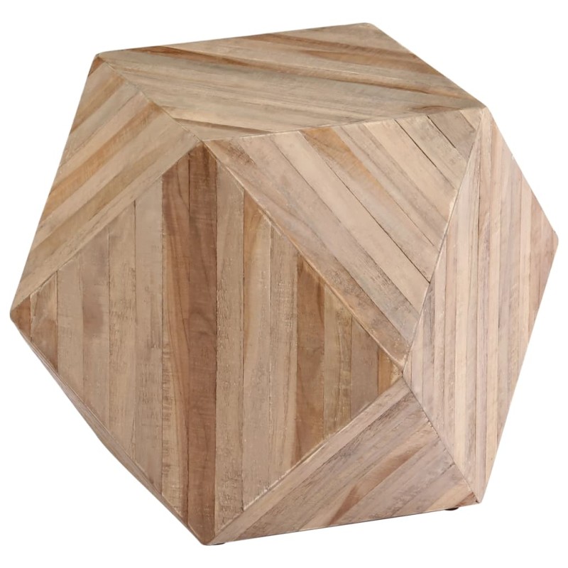 vidaXL Mesa auxiliar de madera de teca reciclada 40x40x40 cm vidaXL Mesa auxiliar de madera de teca reciclada 40x40x40 cm