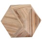 vidaXL Mesa auxiliar de madera de teca reciclada 40x40x40 cm vidaXL Mesa auxiliar de madera de teca reciclada 40x40x40 cm