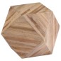 vidaXL Mesa auxiliar de madera de teca reciclada 40x40x40 cm vidaXL Mesa auxiliar de madera de teca reciclada 40x40x40 cm
