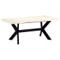 vidaXL Mesa de comedor blanca 180x90x75 cm madera maciza de mango vidaXL Mesa de comedor blanca 180x90x75 cm madera maciza de mango