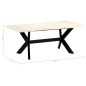 vidaXL Mesa de comedor blanca 180x90x75 cm madera maciza de mango vidaXL Mesa de comedor blanca 180x90x75 cm madera maciza de mango