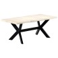 vidaXL Mesa de comedor blanca 180x90x75 cm madera maciza de mango vidaXL Mesa de comedor blanca 180x90x75 cm madera maciza de mango