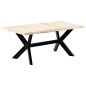 vidaXL Mesa de comedor blanca 180x90x75 cm madera maciza de mango vidaXL Mesa de comedor blanca 180x90x75 cm madera maciza de mango
