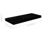 vidaXL Estante flotante de pared MDF negro brillante 60x23,5x3,8 cm vidaXL Estante flotante de pared MDF negro brillante 60x23,5x3,8 cm