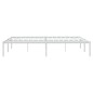 vidaXL Estructura de cama de metal blanca 150x200 cm vidaXL Estructura de cama de metal blanca 150x200 cm