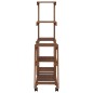 vidaXL Soporte de flores con ruedas madera maciza abeto 95x25x101 cm vidaXL Soporte de flores con ruedas madera maciza abeto 95x25x101 cm
