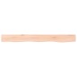 vidaXL Estante de pared madera maciza de roble sin tratar 100x10x6 cm vidaXL Estante de pared madera maciza de roble sin tratar 100x10x6 cm