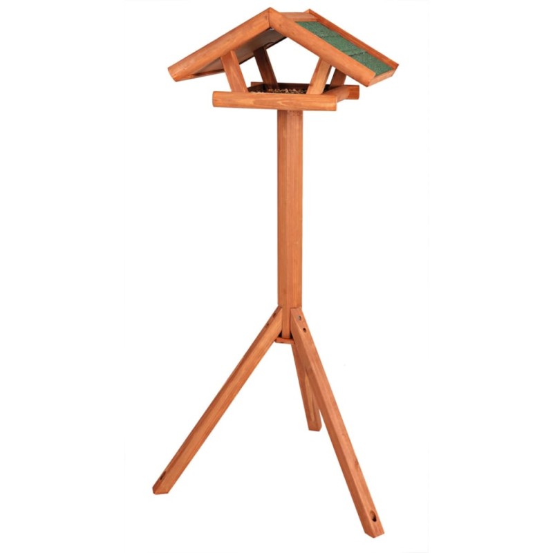 TRIXIE Comedero para pájaros Natura con pie 46x22x44 cm marrón 5570 TRIXIE Comedero para pájaros Natura con pie 46x22x44 cm marrón 5570