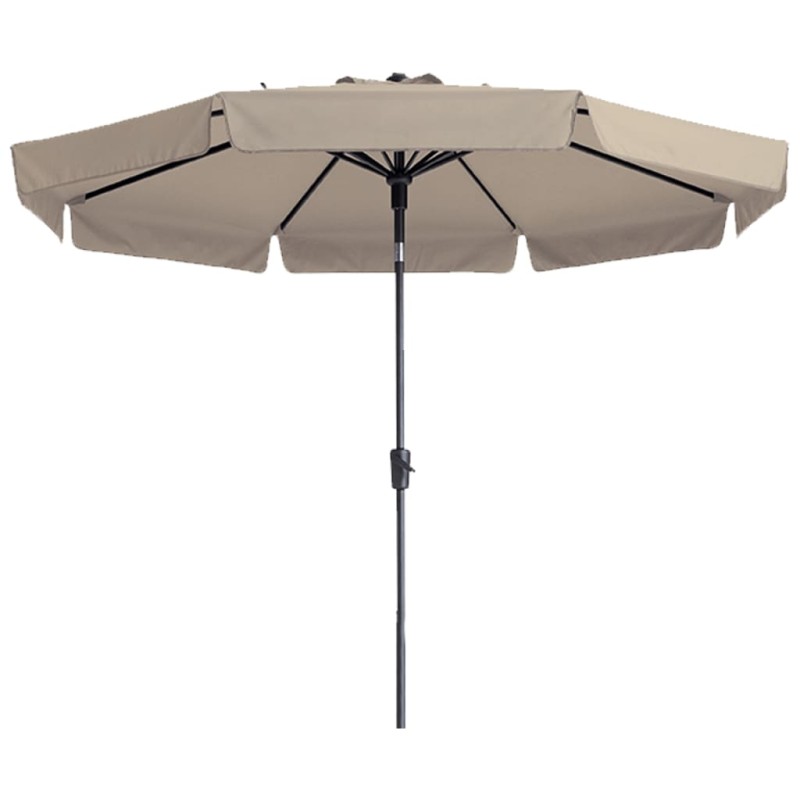 Madison Sombrilla Flores Luxe redonda 300 cm crudo 