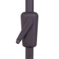 Madison Sombrilla Flores Luxe redonda 300 cm crudo 