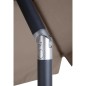Madison Sombrilla Tenerife redonda gris taupe 300 cm Madison Sombrilla Tenerife redonda gris taupe 300 cm