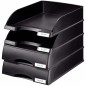 Leitz Cajonera de bandejas para papeles Plus negro Leitz Cajonera de bandejas para papeles Plus negro