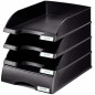 Leitz Cajonera de bandejas para papeles Plus negro Leitz Cajonera de bandejas para papeles Plus negro