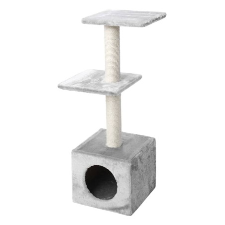 Ebi Rascador clásico para gatos Palazzo gris 30x30x90 cm